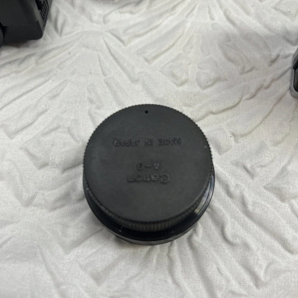 Vintage Canon FT QL 35mm Film Camera Kit Lenses Flash Bag Bundle - Picture 6 of 11